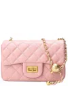 Tiffany & Fred Paris Quilted Sheepskin Leather Crossbody