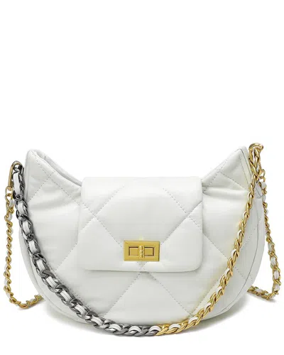 Tiffany & Fred Paris Quilted Sheepskin Leather Shoulder Bag