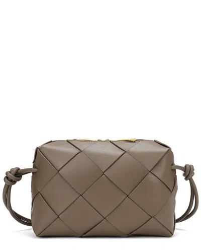 Tiffany & Fred Paris Quilted Smooth Leather Messenger Bag