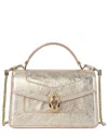 Tiffany & Fred Paris Quilted Suede Satchel
