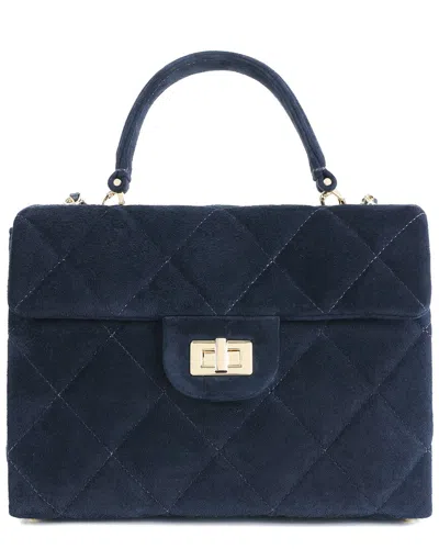TIFFANY & FRED PARIS TIFFANY & FRED PARIS QUILTED SUEDE SATCHEL