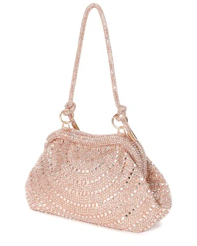Tiffany & Fred Paris Rhinestone Crystal Evening Bag In Pink