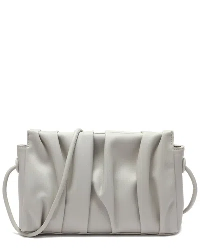 Tiffany & Fred Paris Ruched Leather Crossbody