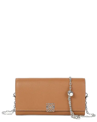 Tiffany & Fred Paris Saffiano Leather Crossbody Wallet/clutch In Blue