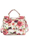 Tiffany & Fred Paris Saffiano Painted Leather Top-handle Bag