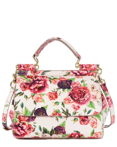 Tiffany & Fred Paris Saffiano Painted Leather Top-handle Bag