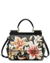 Tiffany & Fred Paris Saffiano Painted Leather Top Handle Bag