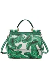 TIFFANY & FRED PARIS SAFFIANO PAINTED LEATHER TOP HANDLE BAG