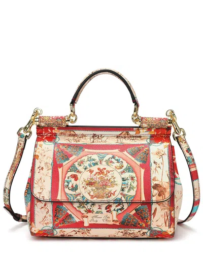 Tiffany & Fred Paris Saffiano Painted Leather Top-handle Satchel