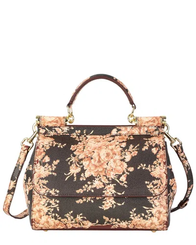 Tiffany & Fred Paris Saffiano Painted Leather Top-handle Satchel In Multi