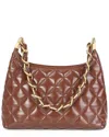 Tiffany & Fred Paris Shiny Leather Hobo Bag