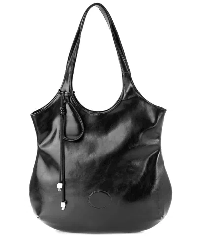Tiffany & Fred Paris Shiny Leather Tote