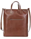 Tiffany & Fred Paris Shiny Leather Tote