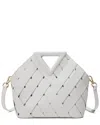 Tiffany & Fred Paris Smooth & Perforated Leather Shoulder Bag