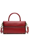 Tiffany & Fred Paris Smooth & Polished Leather Top Handle Shoulder Bag