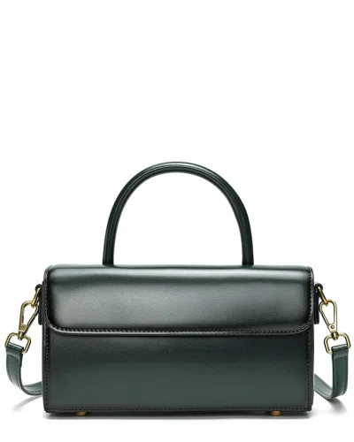 Tiffany & Fred Paris Smooth & Polished Leather Top Handle Shoulder Bag