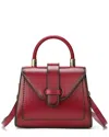 Tiffany & Fred Paris Smooth Degraded Leather Top Handle Satchel