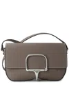 Tiffany & Fred Paris Smooth Leather Crossbody In Brown