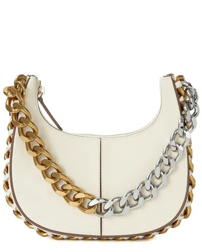 Tiffany & Fred Paris Smooth Leather Crossbody In White