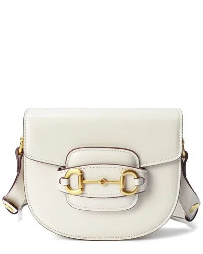 Tiffany & Fred Paris Smooth Leather Crossbody/shoulder Bag In White