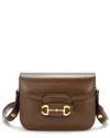 Tiffany & Fred Smooth Leather Fold-over Messenger Bag In Brown