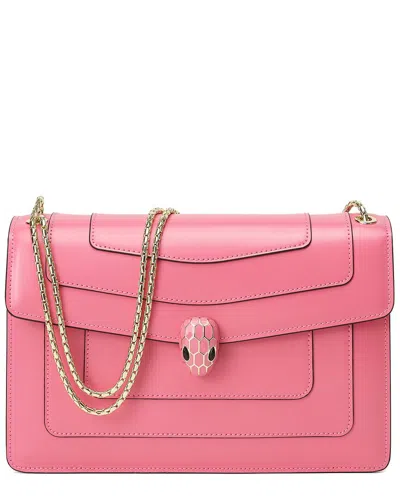 Tiffany & Fred Paris Smooth Leather Foldover Shoulder Bag In Burgundy