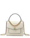 Tiffany & Fred Paris Smooth Leather Foldover Top Handle Shoulder Bag