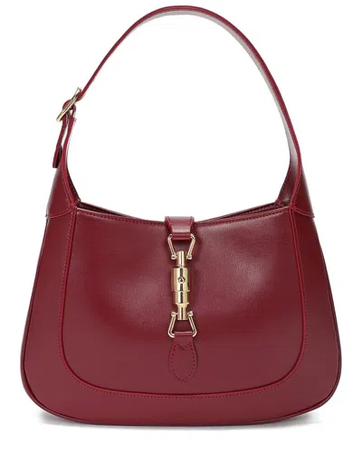 Tiffany & Fred Paris Smooth Leather Hobo Bag In Red