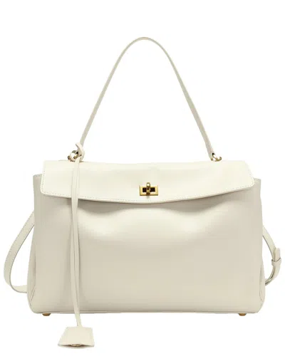 Tiffany & Fred Paris Tiffany And Fred Paris Smooth Leather Large Tote Bag In White