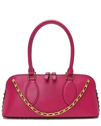 Tiffany & Fred Paris Smooth Leather Satchel In Brown