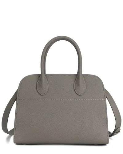 Tiffany & Fred Paris Smooth Leather Satchel In Brown