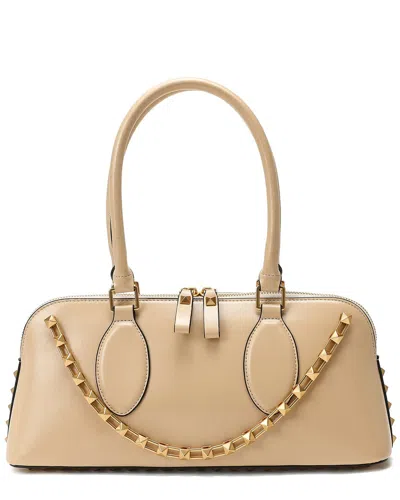 Tiffany & Fred Paris Smooth Leather Satchel In Brown