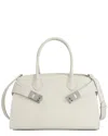Tiffany & Fred Paris Smooth Leather Satchel In White