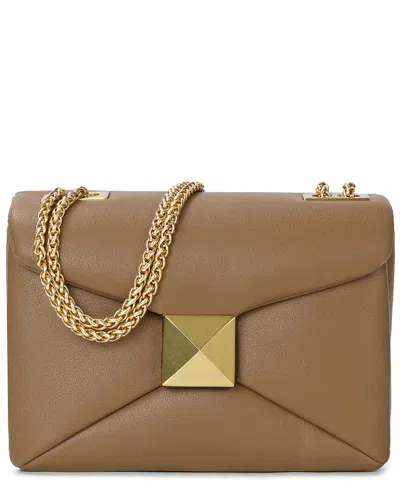 Tiffany & Fred Paris Smooth Leather Shoulder Bag In Brown