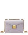 Tiffany & Fred Paris Smooth Leather Shoulder Bag In Pink