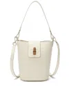 Tiffany & Fred Paris Smooth Leather Shoulder Hobo Bag