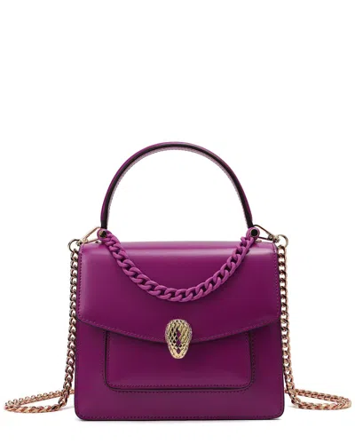 Tiffany & Fred Paris Smooth Leather Top Handle Crossbody