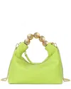 Tiffany & Fred Paris Smooth Leather Top Handle Crossbody In Green