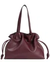 Tiffany & Fred Paris Smooth Leather Tote In Orange