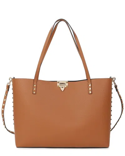 Tiffany & Fred Paris Smooth Leather Tote In Brown