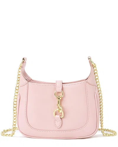 Tiffany & Fred Paris Smooth Shoulder Bag In Pink