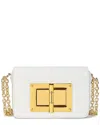 Tiffany & Fred Paris Snake-embossed Leather Shoulder Bag