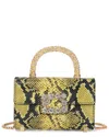 Tiffany & Fred Paris Snake-embossed Leather Top Handle Bag