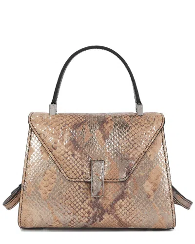 Tiffany & Fred Paris Snake-embossed Leather Top Handle Bag
