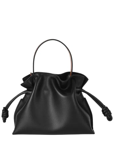 Tiffany & Fred Paris Soft Leather Bucket Bag In Black