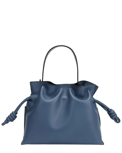 Tiffany & Fred Paris Soft Leather Bucket Bag In Blue