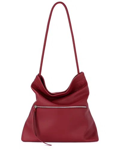 Tiffany & Fred Paris Soft Leather Tote In Red