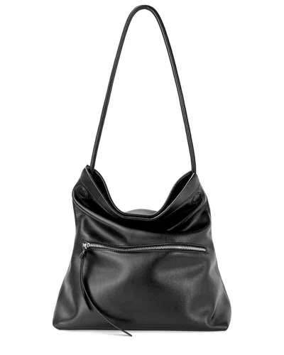 Tiffany & Fred Paris Soft Leather Tote In Black