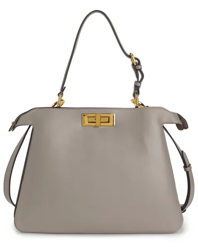 Tiffany & Fred Paris Structured Leather Top-handle Satchel In Brown