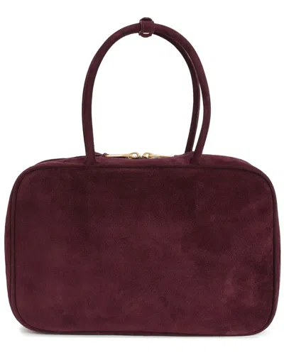 Tiffany & Fred Paris Structured Suede Shoulder Bag